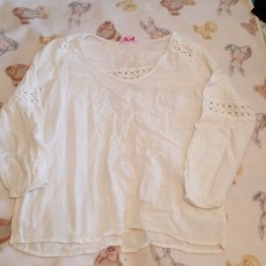 Lilly pulitzer white linen top💗SALE💗